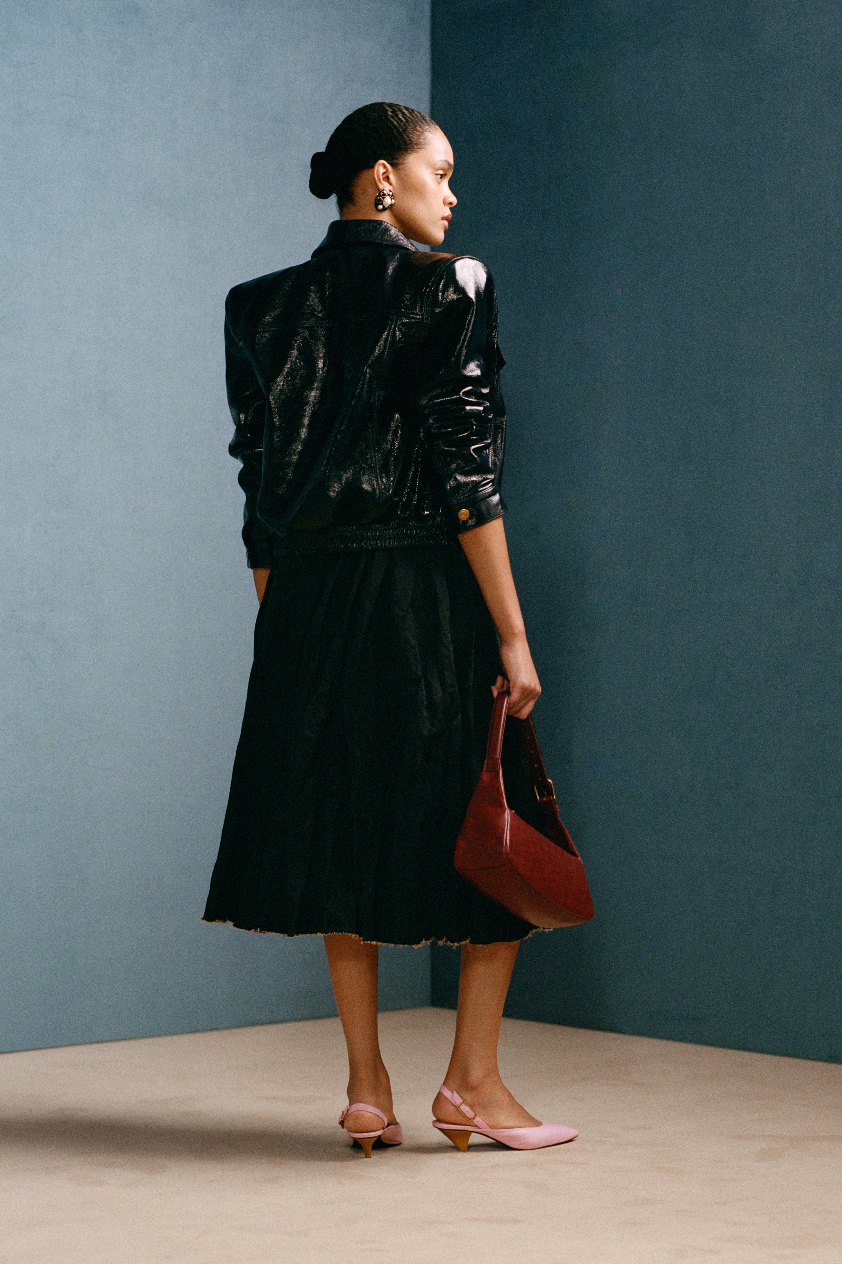 LEATHER SHOULDER PAD JACKET WILLY CHAVARRIA X ZARA